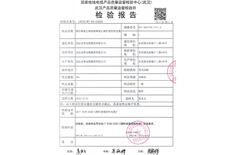 KVV7-1.5質(zhì)檢報告